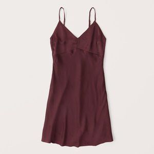 A&F Satin Slip Mini Dress